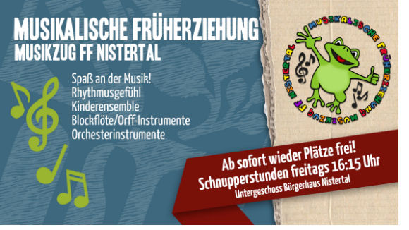 Musikalische Früherziehung Musikzug FF Nistertal